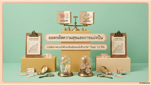ถอดบทเรียนการสอน: วิชาปันสุข (Joy of Sharing)
